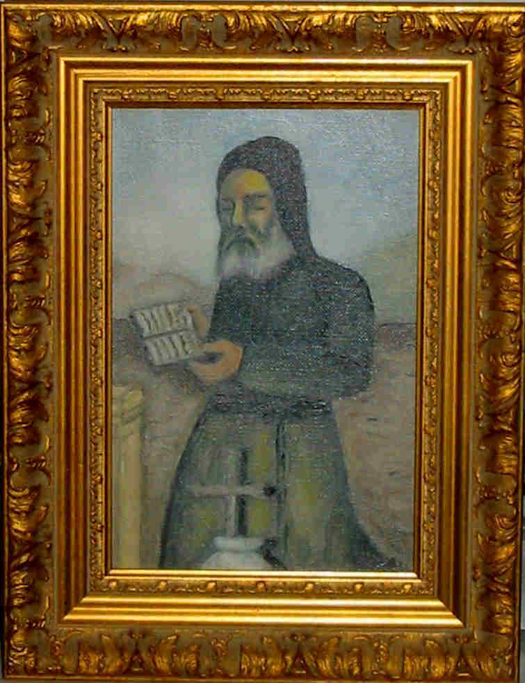 St awtel - Oil on Canvas by J Delattre 2002